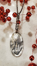 Load image into Gallery viewer, Rebecca Overmann Sterling Silver Oval Pendant Diamond Necklace