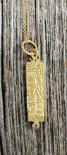 Load image into Gallery viewer, Prehistoric Works 24K Gold Love Letters Pendant