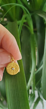 Load image into Gallery viewer, Prehistoric Works 24K Gold Compass with Diamond Pendant