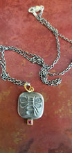 Load image into Gallery viewer, Prehistoric Works Oxidized Sterling Silver Honey Queen Bee w/Ruby