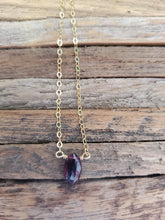 Load image into Gallery viewer, January Birthstone Gold-Filled Necklace (Garnet)