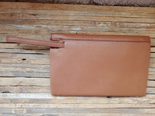 Load image into Gallery viewer, HOBO "Fuse" Wristlet Clutch in Toffee