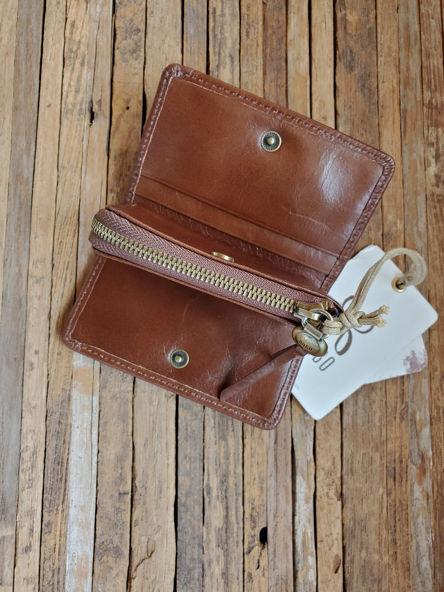 HOBO "Dart" Small Wallet in Woodlands A Thousand Faces
