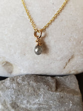 Load image into Gallery viewer, April Birthstone Gold-Filled Necklace (Diamond)
