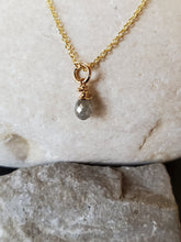 Load image into Gallery viewer, April Birthstone Gold-Filled Necklace (Diamond)