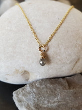 Load image into Gallery viewer, April Birthstone Gold-Filled Necklace (Diamond)
