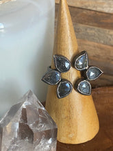 Load image into Gallery viewer, Sasha Walsh Floral Silverite Open Ring