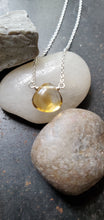 Load image into Gallery viewer, November Birthstone Sterling Silver Necklace (Citrine)