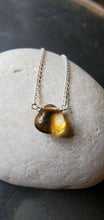 Load image into Gallery viewer, November Birthstone Sterling Silver Necklace (Citrine)