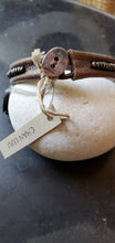 Load image into Gallery viewer, Chan Lulu Sterling Silver & Leather Bracelet