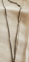 Load image into Gallery viewer, Rebecca Overmann Sterling Silver Oval Pendant Diamond Necklace
