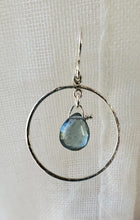 Load image into Gallery viewer, Simon &amp; LuLu Aquamarine ER (sterling silver)
