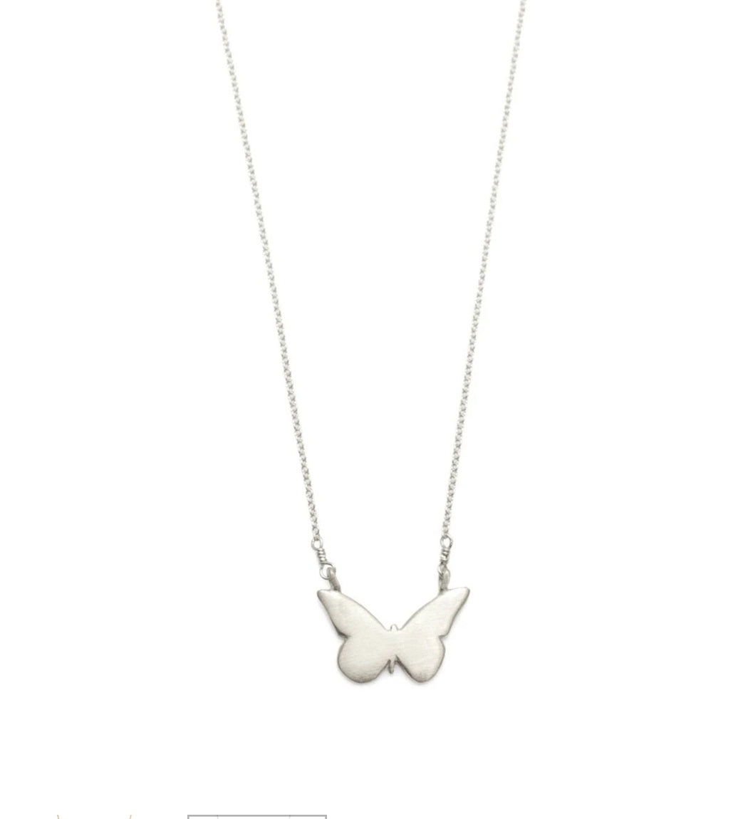 Philippa Roberts Sterling Silver Butterfly Necklace