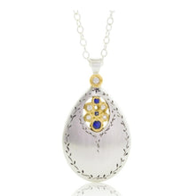 Load image into Gallery viewer, Adel Chefridi Secret Garden 18K Gold/Sterling Silver Drop Necklace
