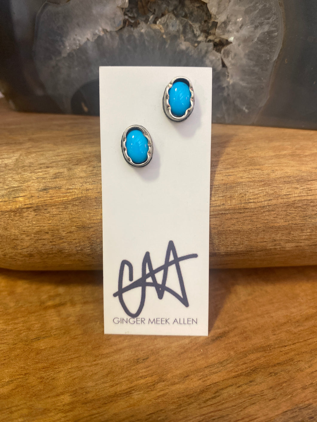 GMA Cabochon Eclectic Ethos Studs (Turquoise)