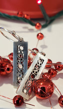 Load image into Gallery viewer, Belle Brooke Luz Sterling Silver Diamond Rectangle Earrings

