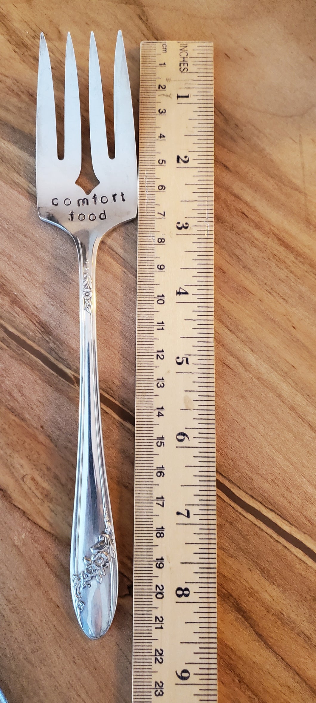 Comfort Food Stamped Serving Fork