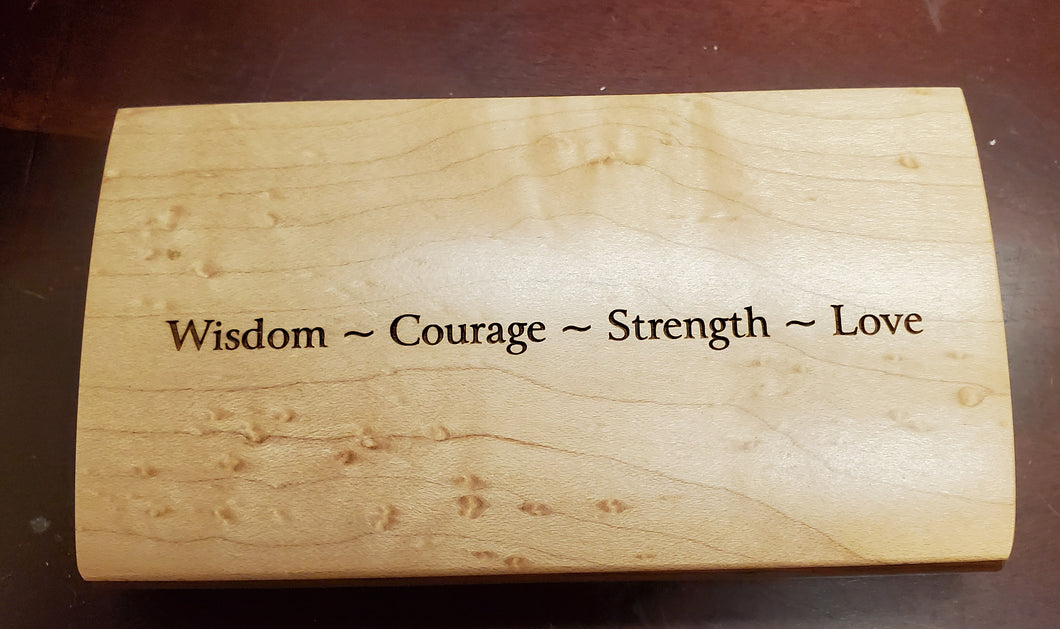Mikutowski Possibility Box - Wisdom, Courage, Strength, Love