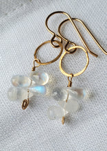 Load image into Gallery viewer, Simon &amp; LuLu Rainbow Moonstone Gold-Filled Earrings
