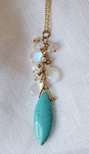 Load image into Gallery viewer, Simon &amp; LuLu Multi Rainbow Moonstone and Turquoise Gold Filled NK
