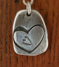 Load image into Gallery viewer, Simon &amp; LuLu &quot;I Carry Your Heart&quot; Silver Necklace
