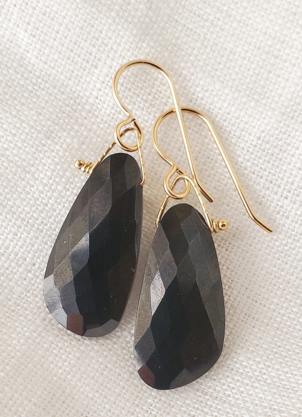 Simon & Lulu Black Spinel earrings