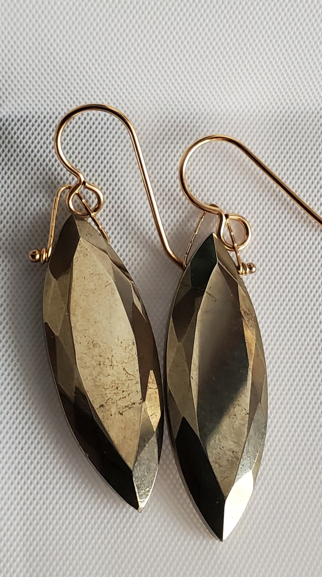 Simon & Lulu Pyrite gold filled earrings