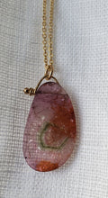 Load image into Gallery viewer, watermelon tourmaline gold filled nk
