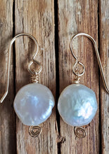 Load image into Gallery viewer, Simon &amp; LuLu Coin Pearl Earrings
