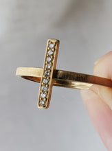 Load image into Gallery viewer, Dawes Design Walk The Line 18K Dia Ring
