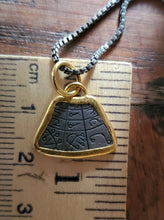 Load image into Gallery viewer, Prehistoric Works Calligraphy Talisman Necklace
