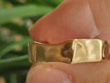 Load image into Gallery viewer, Rebecca Overmann 14K Gold Folded Band
