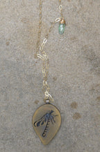 Load image into Gallery viewer, Looka Dragonfly pendant on gold chain
