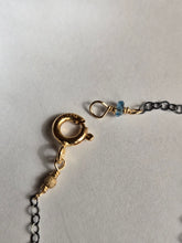 Load image into Gallery viewer, Simon &amp; LuLu Aquamarine mixed metal necklace
