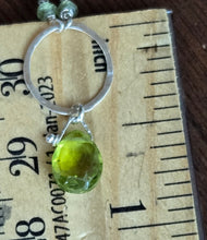 Load image into Gallery viewer, August Birthstone Peridot Sterling Silver Nk
