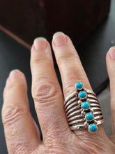 Load image into Gallery viewer, Turquoise Sterling Silver Ring
