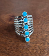 Load image into Gallery viewer, Turquoise Sterling Silver Ring
