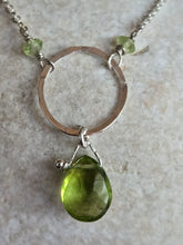 Load image into Gallery viewer, August Birthstone Peridot Sterling Silver Nk
