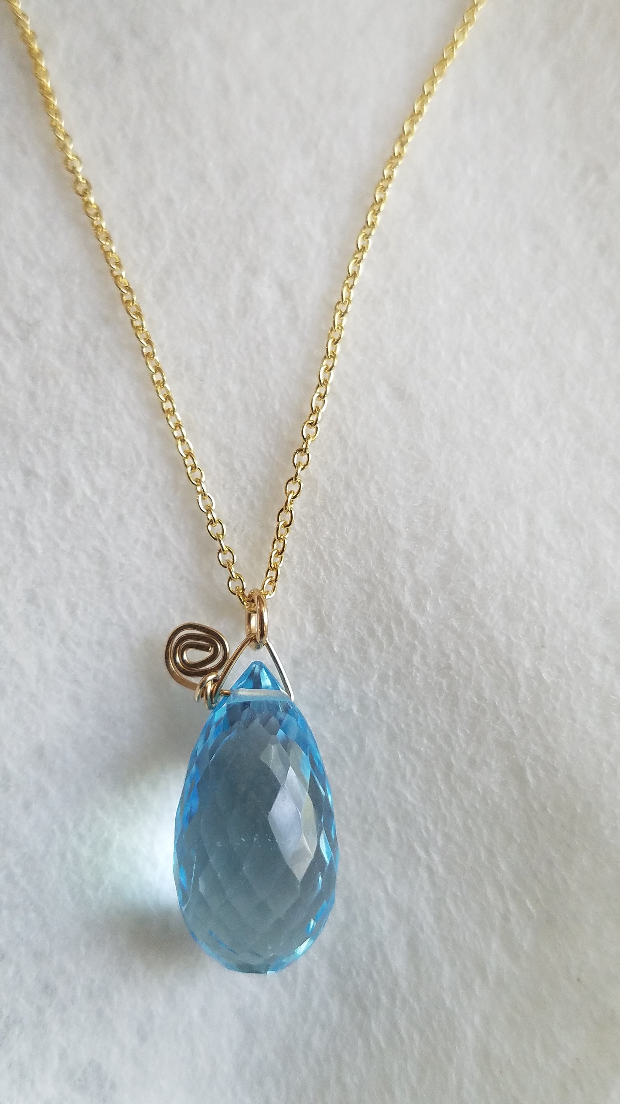 [韓国人気ジュエリー] nff braided charm necklace-blue 韓国人気ジュエリー] nff braided charm necklace-blue (nff