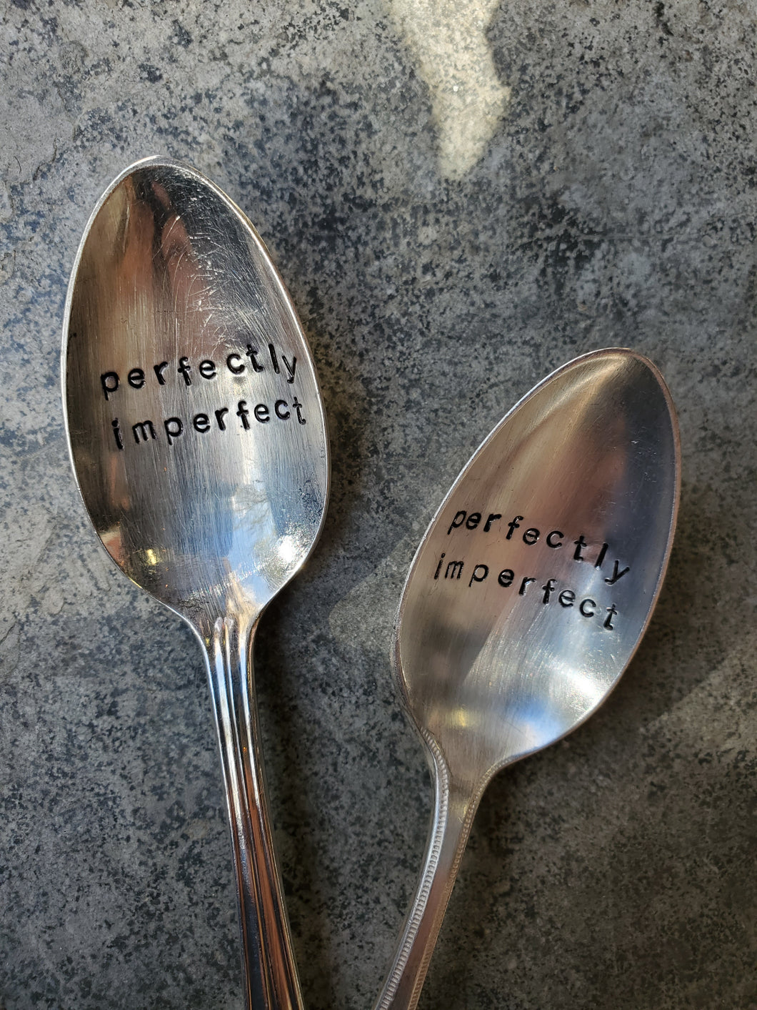 Stamped Perfectly Imperfect Teaspoon