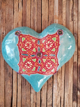 Load image into Gallery viewer, Laurie Pollpeter Eskenazi Ceramic Hanging Heart (Medium)
