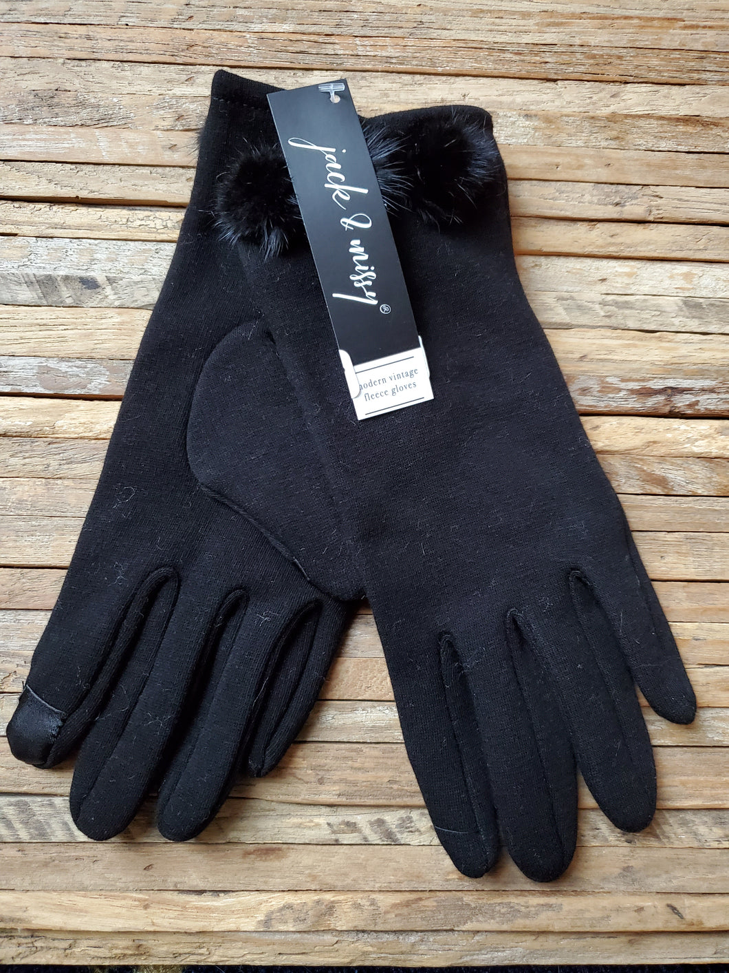 Pom-Pom Fleece Gloves