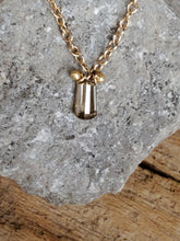 Load image into Gallery viewer, Rebecca Overmann 14K/18K Champagne Diamond Bullet Necklace
