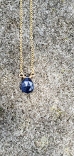 Load image into Gallery viewer, September Birthstone Gold-Filled Necklace (Sapphire)
