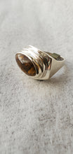 Load image into Gallery viewer, Natural Pietersite Sterling Silver Ring
