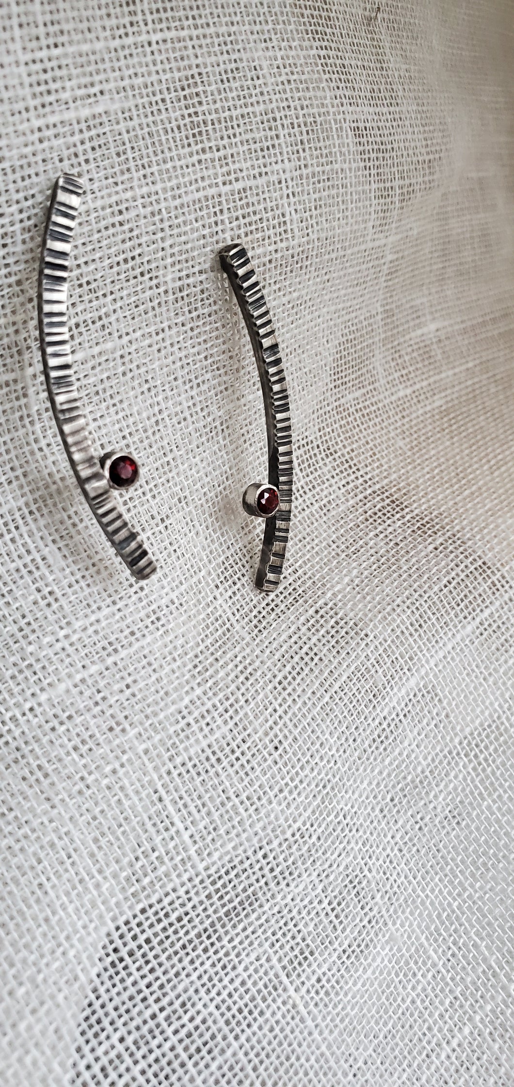 Renee Ford Zen Garnet Earrings