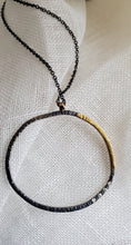 Load image into Gallery viewer, Kate Maller Turning Aspen 18K Gold &amp; Argentium Diamond Necklace

