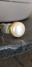 Load image into Gallery viewer, Prehistoric Works Pearl Ring
