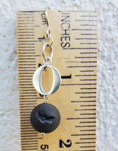 Load image into Gallery viewer, Simon &amp; LuLu Onyx Druzy Sterling Er
