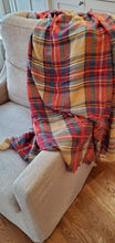 Load image into Gallery viewer, Multi-Colored Plaid Blanket Scarf
